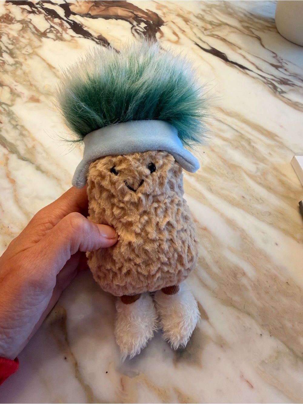 Jellycat Amuseables Peanut Après Ski 5.9x2.8x2.4" Soft & Plush BNWT Authentic